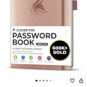 Password Book - Rose Gold